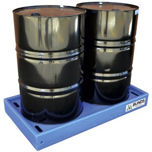 Low Profile 2 Drum Bund - Ensures compliance with regulations for drum storage.