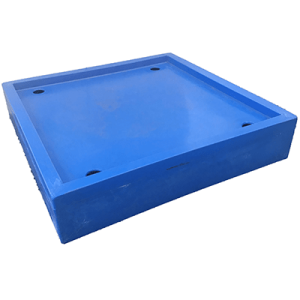 Low Profile Poly Single Drum Bund - Ideal for safe storage of drums, preventing spills.