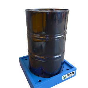 Low Profile Poly Single Drum Bund - Ideal for safe storage of drums, preventing spills.