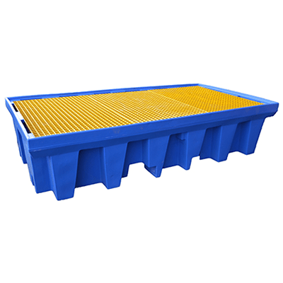 IBC bunded pallets for spill containment bunding