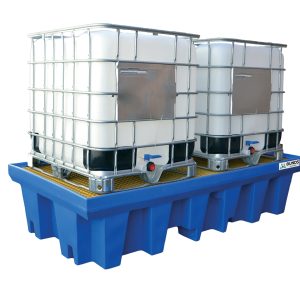 IBC bunded pallets for spill containment bunding