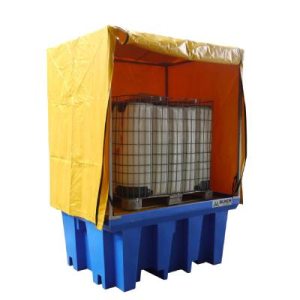 PVC Cover & Frame to suit Single IBC Bunded Pallet