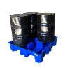225L polyethylene bund for 4 drums, designed for next generation poly bunds.