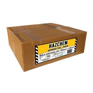 200gsm Hazchem Absorbent Pads - PK/100