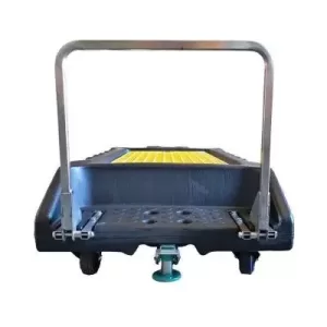 Oil Recovery Trolley 350L with Solid Fill Tyres and foot activated brake