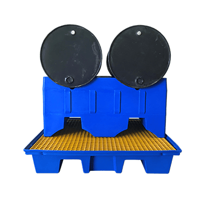 MAXBund 4 Drum Bunded Pallet with 2 x 205L Drum Dispenser MAXBund 4 Drum Bunded Pallet with 2 x 205L Drum Dispenser - Image 2
