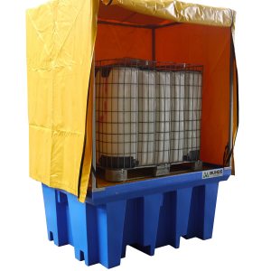 PVC Cover & Frame to suit Single IBC Bunded Pallet